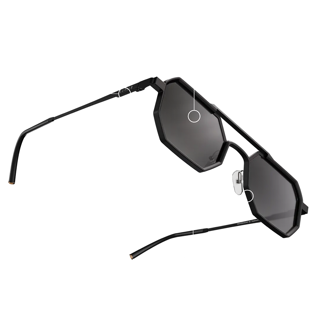 Levelo Floro UV-Guard Sunglasses - Black Levelo Floro UV-Guard Sunglasses - Black