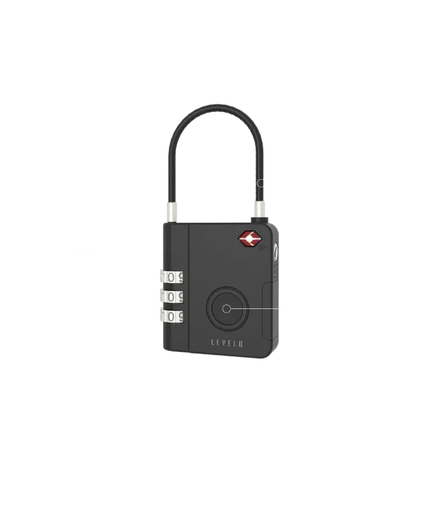 TabiLock TSA Luggage Lock - Black