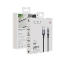 Levelo Otto USB A to C 18W Cable - Black