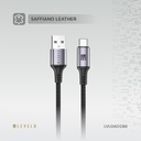 Levelo Otto USB A to C 18W Cable - Black