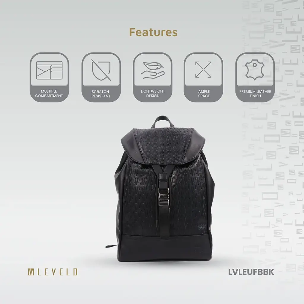 Levelo Envol Universal Fashion Backpack - Black