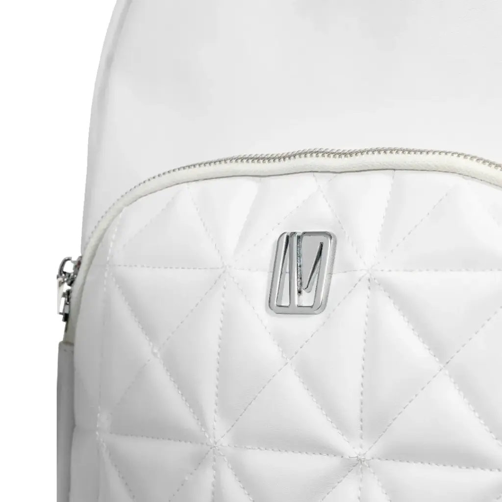 Levelo Albino Ladies Backpack - White 