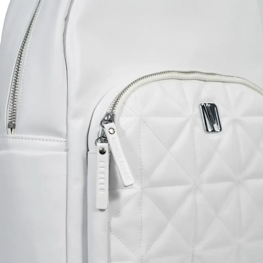 Levelo Albino Ladies Backpack - White 