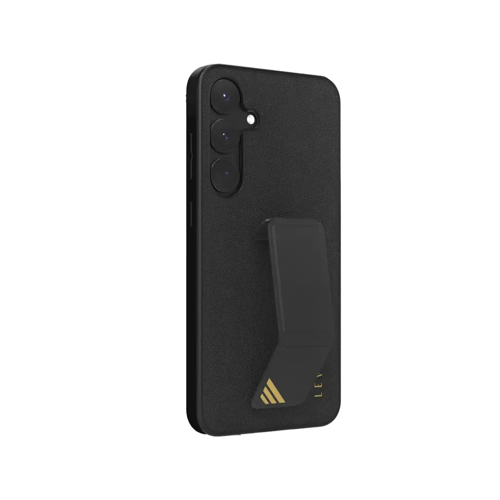 Levelo Morphix Leather Case for Samsung S25 Ultra - Black