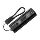 Levelo Nova Pro 5000mAh Power Bank with Flashlight - Black