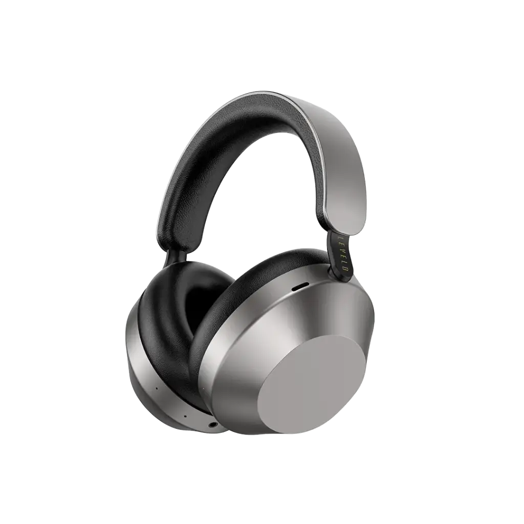 Levelo SoundMaster Hybrid ANC Headphones With Smart Touch Panel - Dark Grey