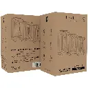 Levelo Tenax PP Unbreakable Set Of 3 Travel Luggage - Black.webp