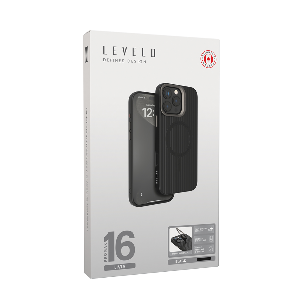 Levelo Livia TPU Silicone Case for iPhone 16 Pro Max