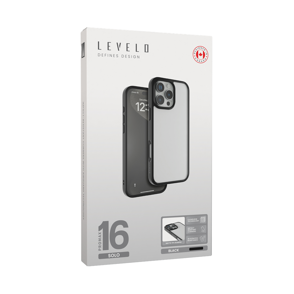 Levelo Solo Case For iPhone 16 Pro / 16 Pro Max