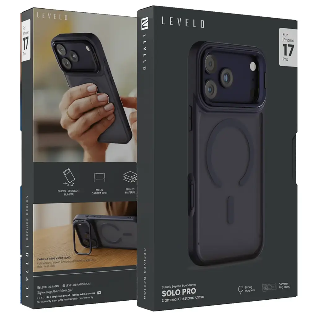 Levelo Solo Pro Camera Kickstand Case for iPhone 17 Pro-Pro Max2.webp