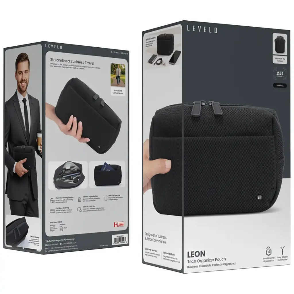 Levelo Leon Tech Organizer Pouch2.webp