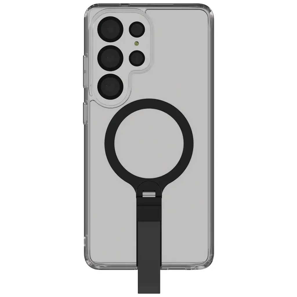 Levelo Spira MagSafe Clear Grip Case for S26 Ultra - Black3.webp