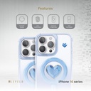 Levelo Hearts MagSafe Case For iPhone 16 Pro / Pro Max