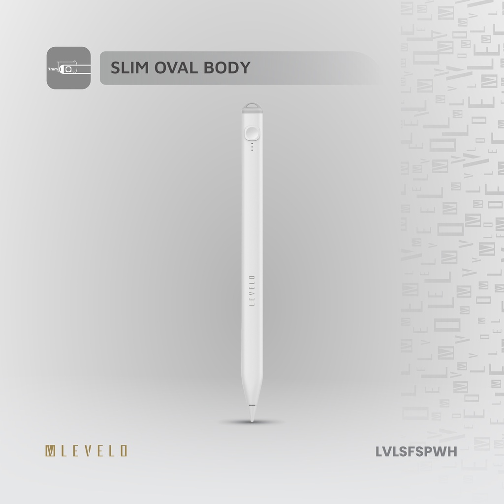 Levelo Skyflex Stylus Pen for iPad Series - White