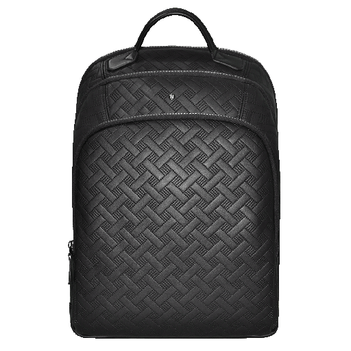 Levelo Gracia PU Leather Water Resistant Black Universal Backpack