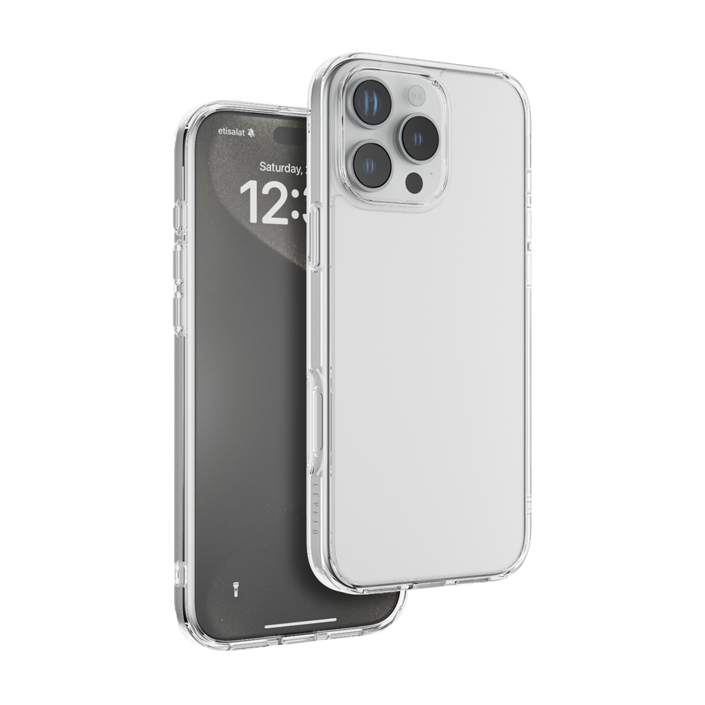 Levelo Clara Clear Case For iPhone 16 Series - Clear