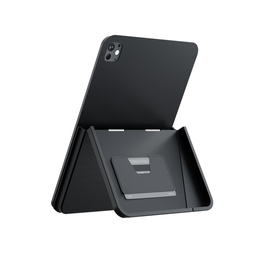 Levelo Omni 4 In-1 Case With Built-In Hand-Grip For iPad - Black