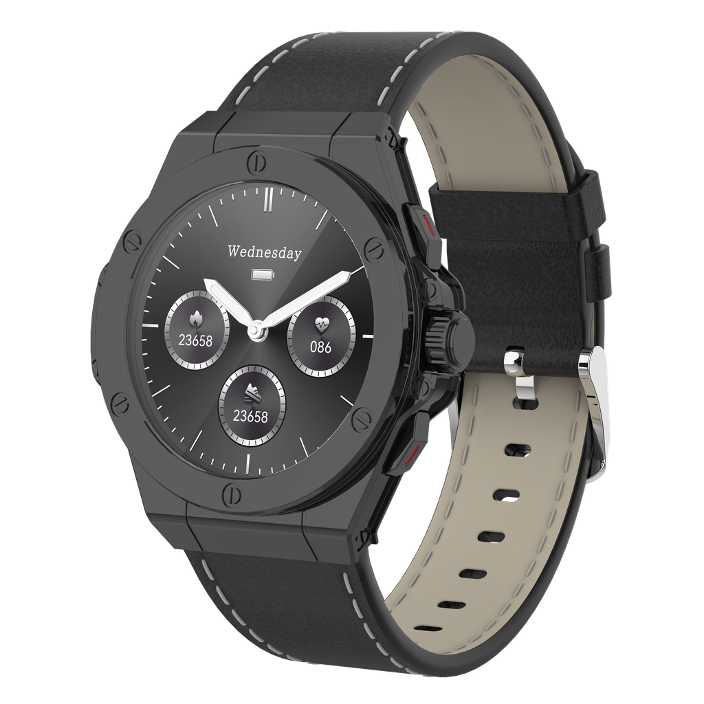 Levelo Oak Automatique Hybrid Smartwatch with Extra Strap