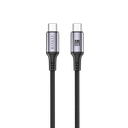 Levelo Otto USB C to C 60W Leather Cable - Black