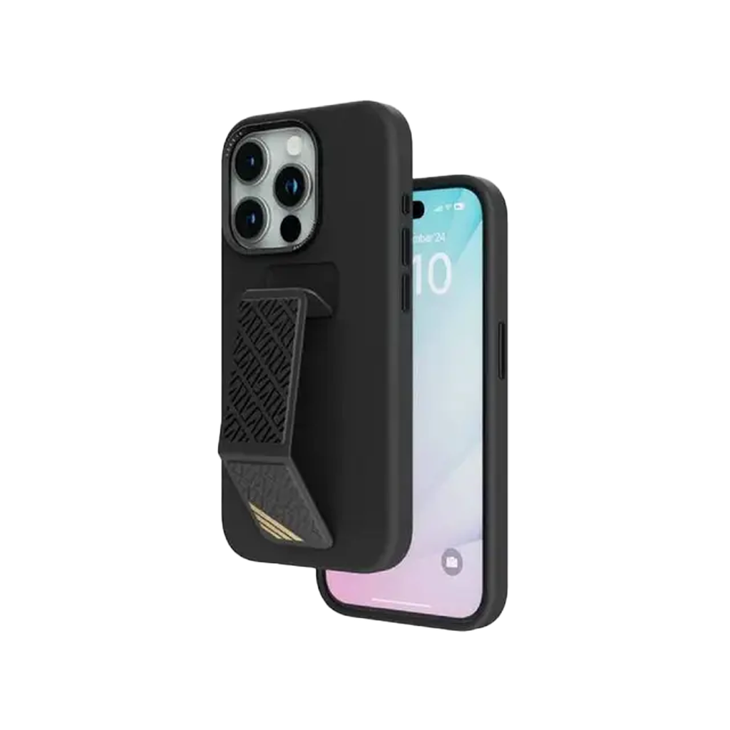 Levelo Morphix Leather Case with Kickstand for iPhone 15 Pro