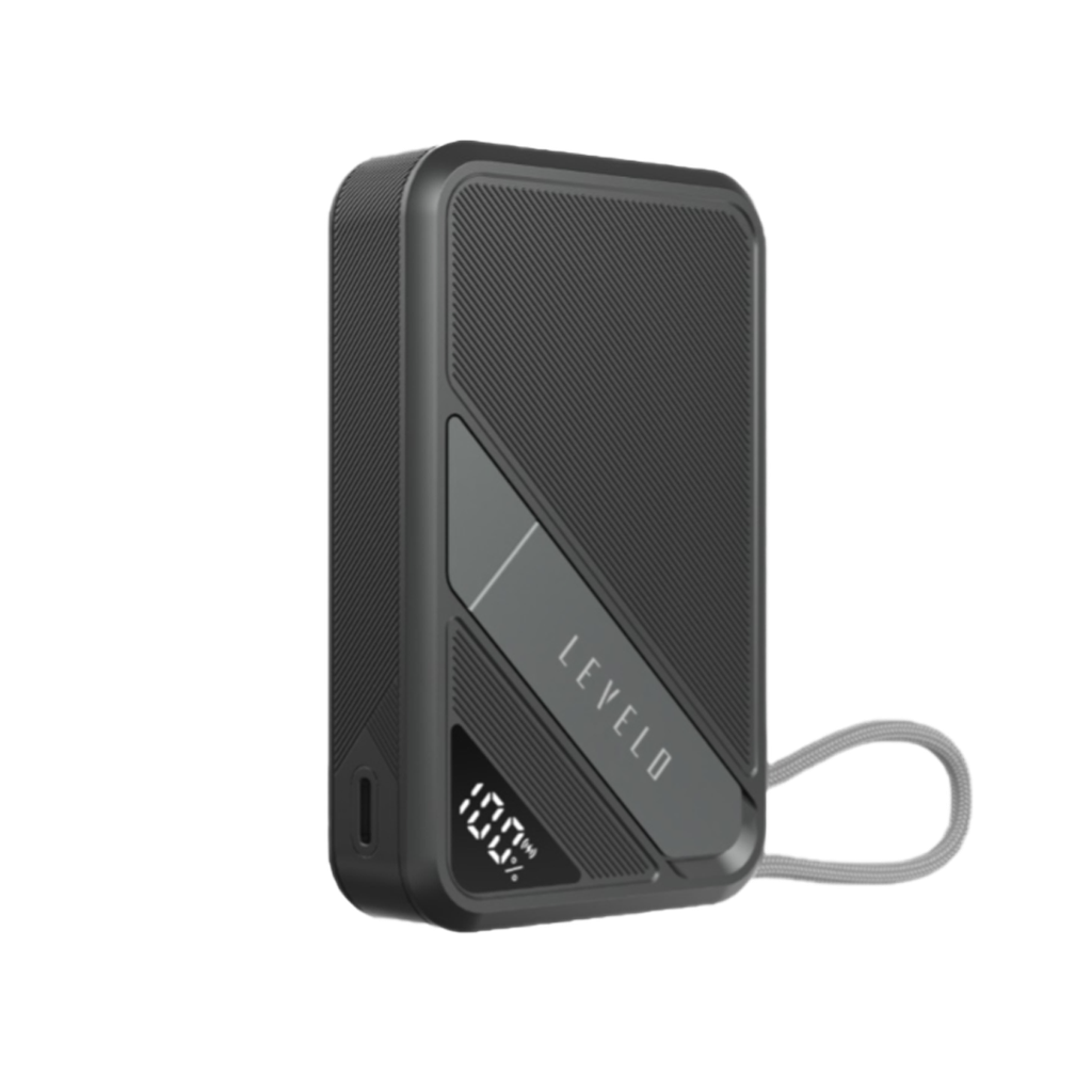 Levelo AirLink 10000mAh MagSafe Power Bank - Black