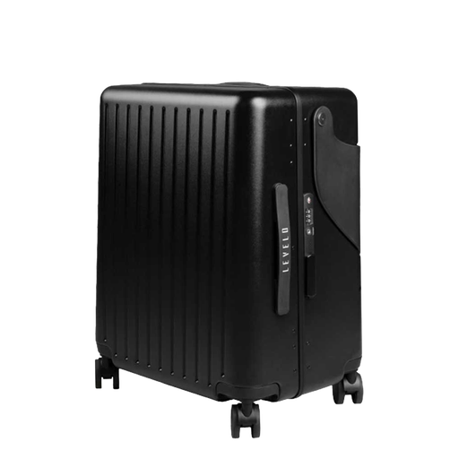 [LVLRR22TLMBK] Levelo RoamRide 22" Travel Luggage With Child Seat - Metallic Black	