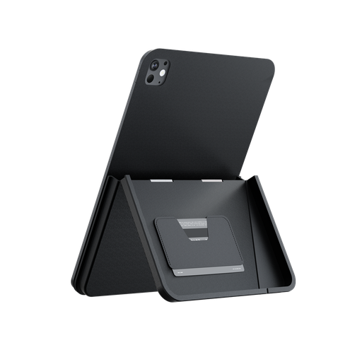 Levelo Omni 4 In-1 Case With Built-In Hand-Grip For iPad - Black