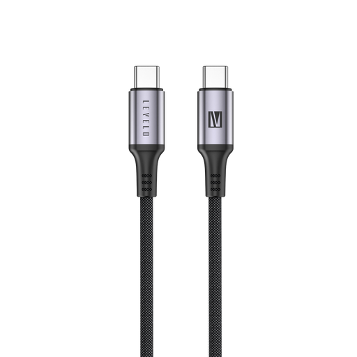 [LVLOCCBK] Levelo Otto USB C to C 60W Leather Cable - Black