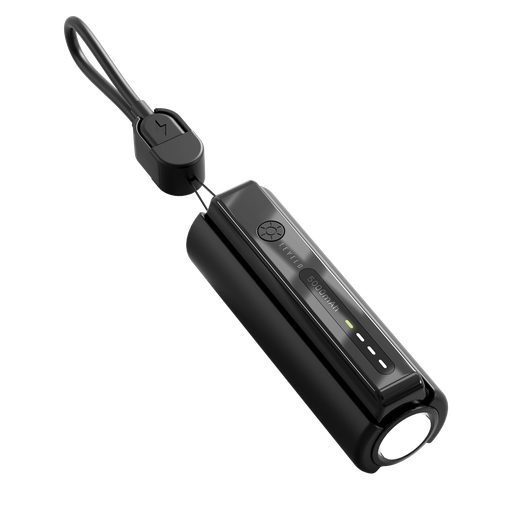 [LVL-NOVAP-BK] Levelo Nova Pro 5000mAh Power Bank with Flashlight - Black