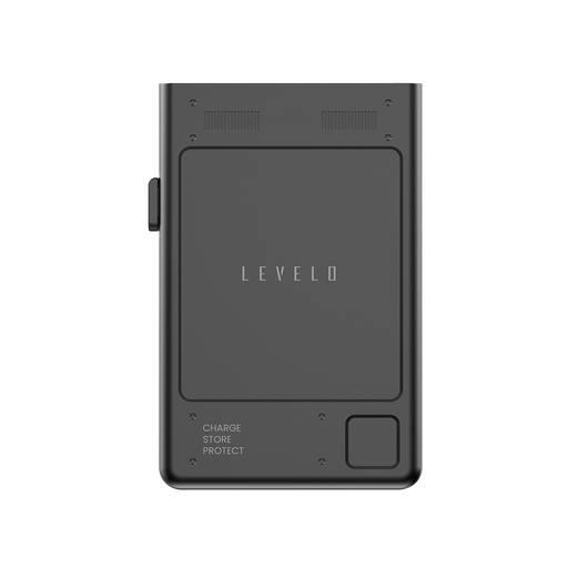 [LVL-ONYX-5PB-BK] Levelo Onyx Portable 5000mAh 3 in 1 Cardholder Power Bank - Black