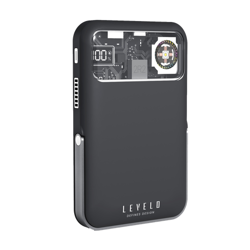 [LVL-OSAKA-PB10K-DGY] Levelo Osaka Portable 10000mAh Power Bank -  Dark Grey